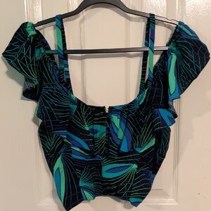 Trashy Diva Black and Blue Top